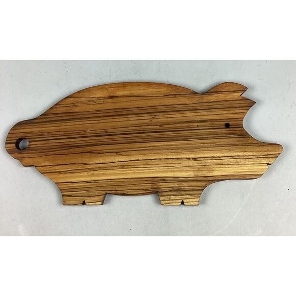 Vintage Wooden Pig Cutting Board - 16.25” - Picture 6 of 9
